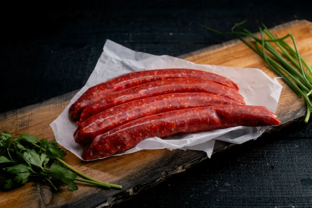 Merguez worstjes 4x 60 gr - RAUWR Grasgevoerd rundvlees